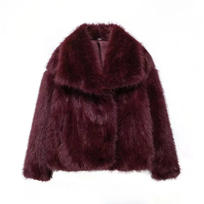 Elena Velvet Fur Coat