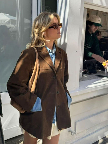 Mila Imitatiesuède Jacket