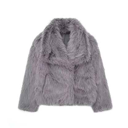 Elena Velvet Fur Coat