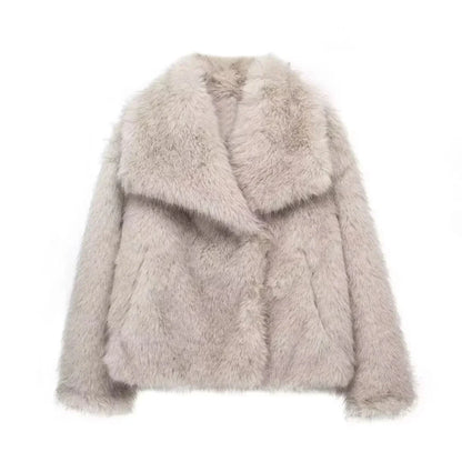 Elena Velvet Fur Coat